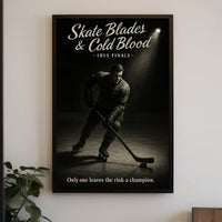 Skate Blades Cold Blood 1955 Finals Poster