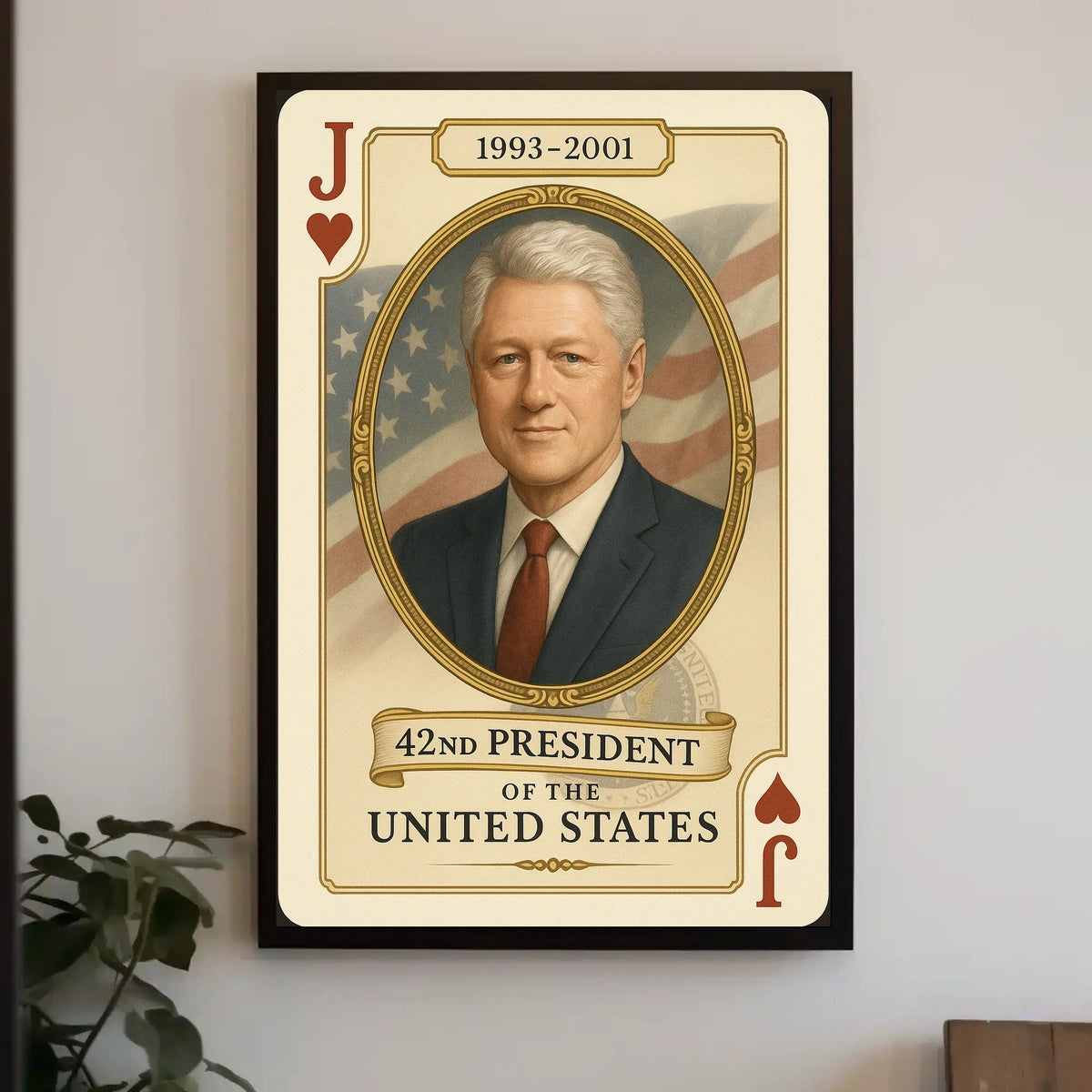 Forty Second President Of The United States Poster