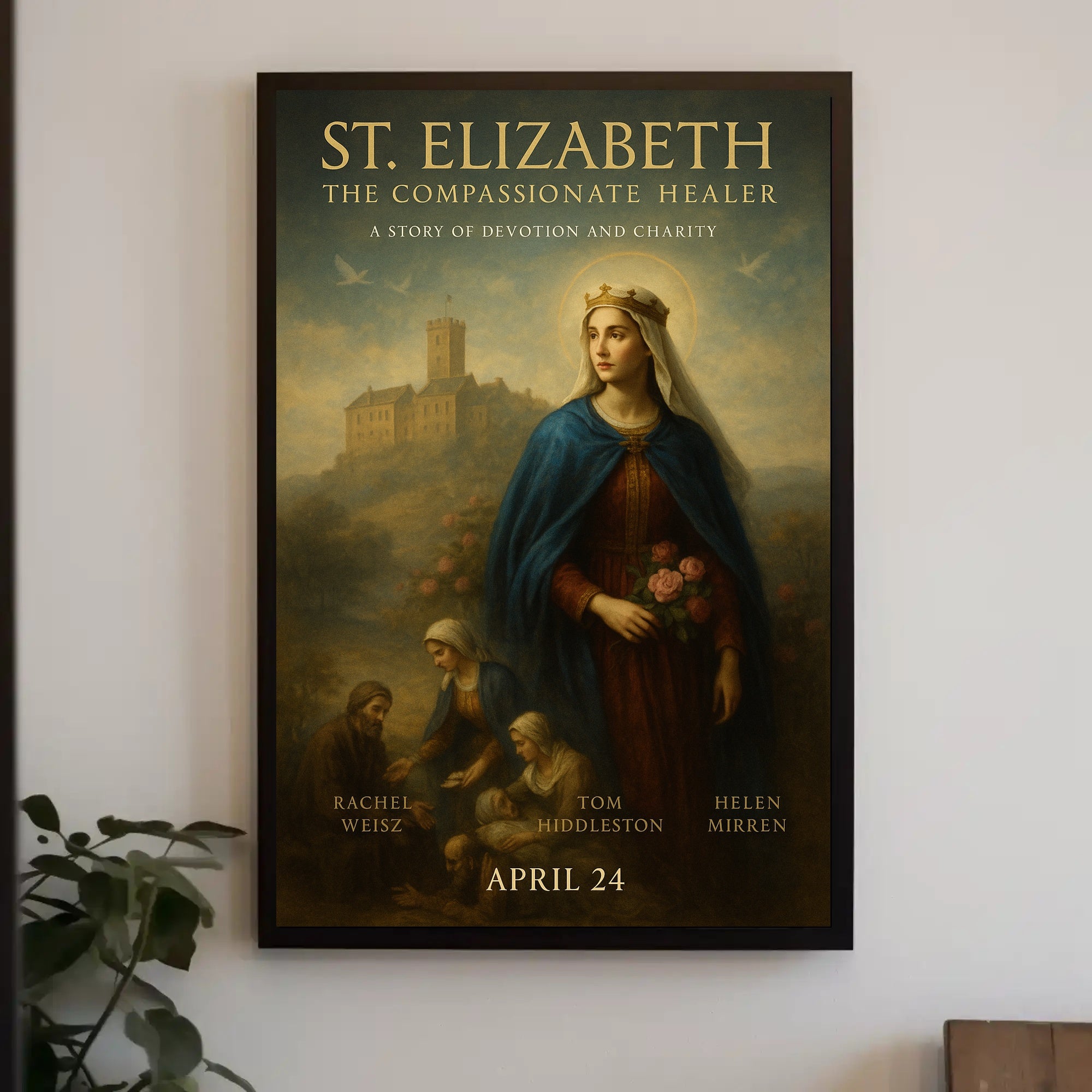 St. Elizabeth Compassionate Healer Poster