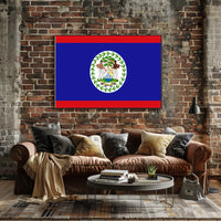 Belize Flag Poster