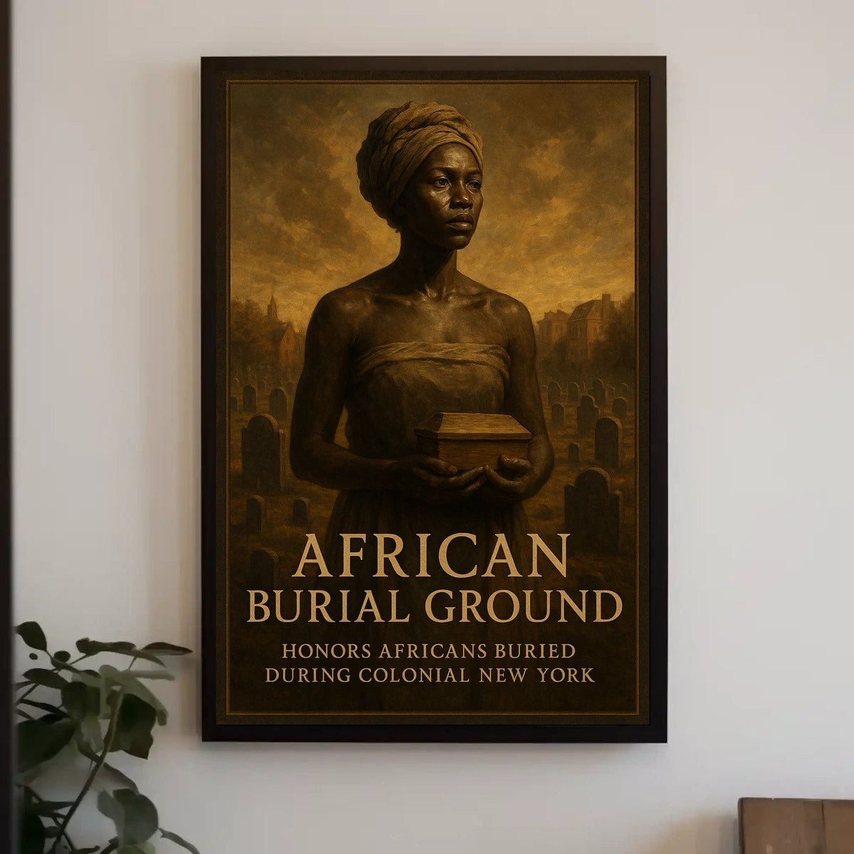 African Burial Ground Memorial Poster