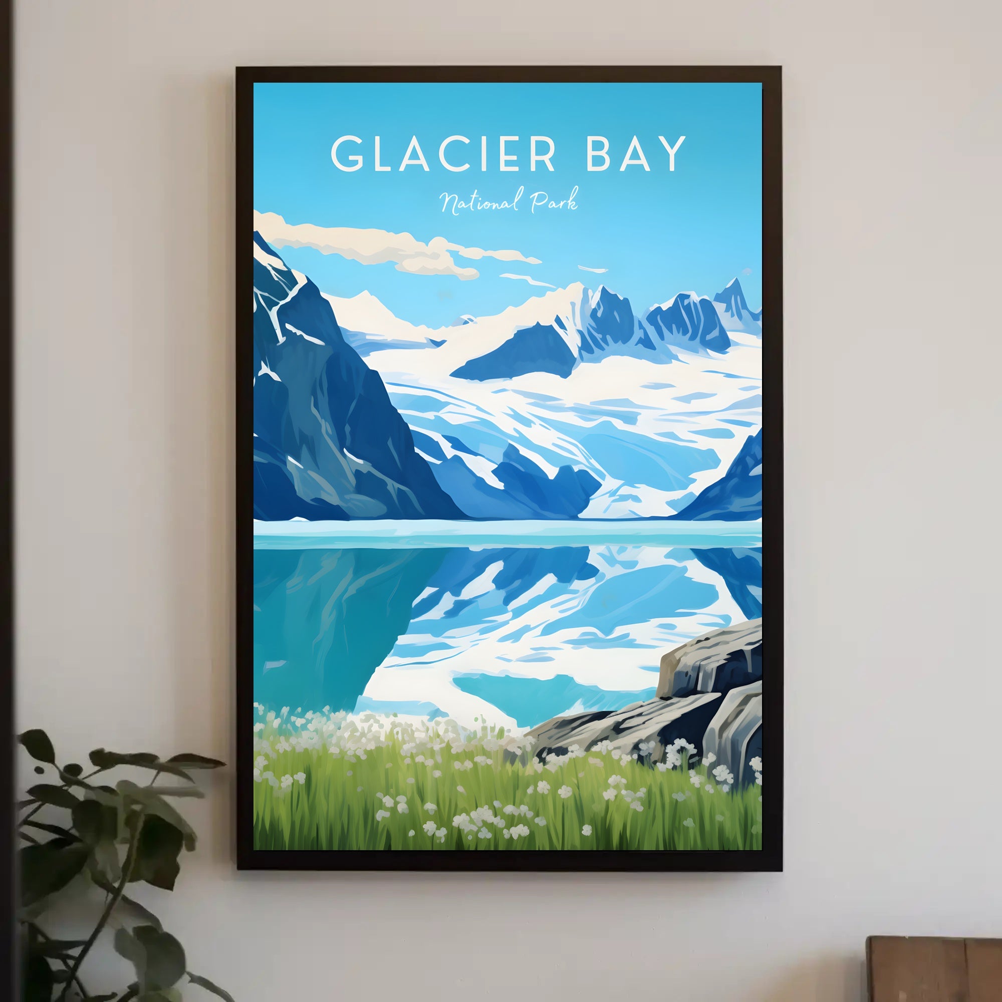 Glacial Serenity: Glacier Bay National Park Poster