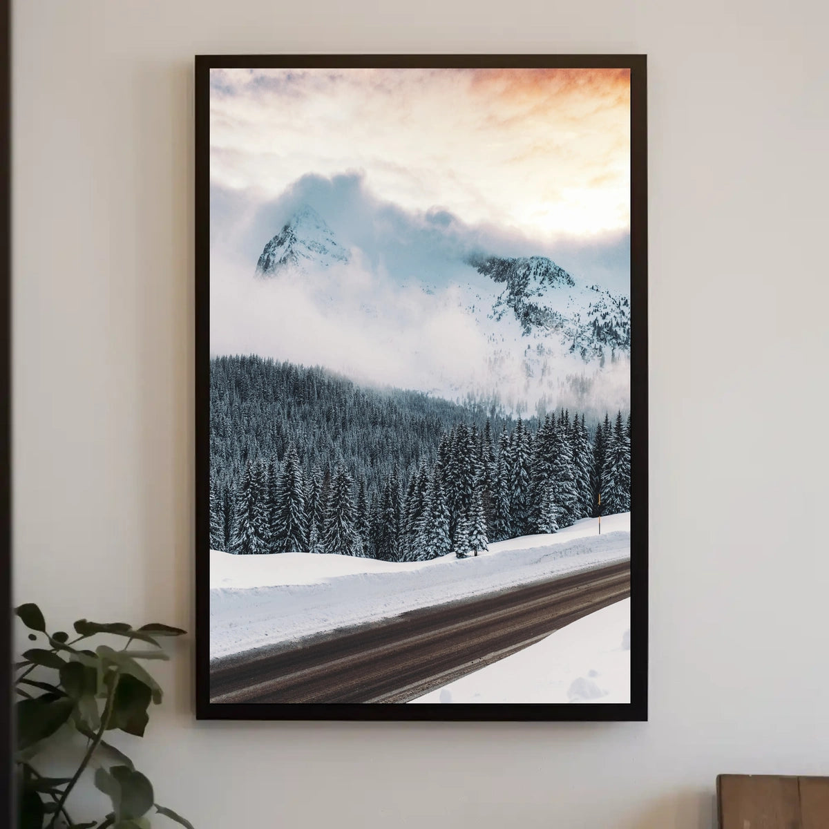 Winter Wonderland Serenity: National Park Poster
