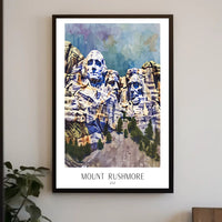 Mount Rushmore Poster PosterGoat