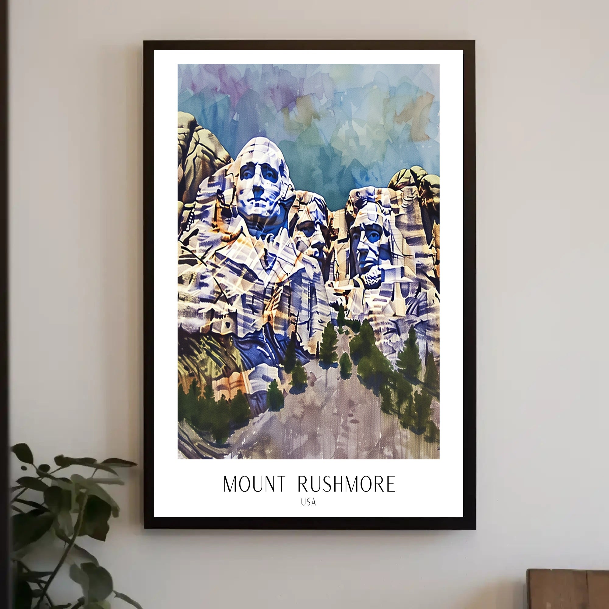 Mount Rushmore Poster PosterGoat