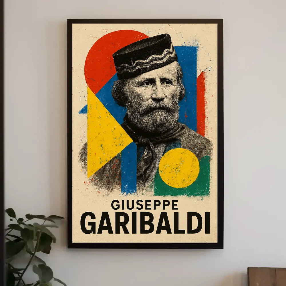 Giuseppe Garibaldi Italian Unification Historical Poster