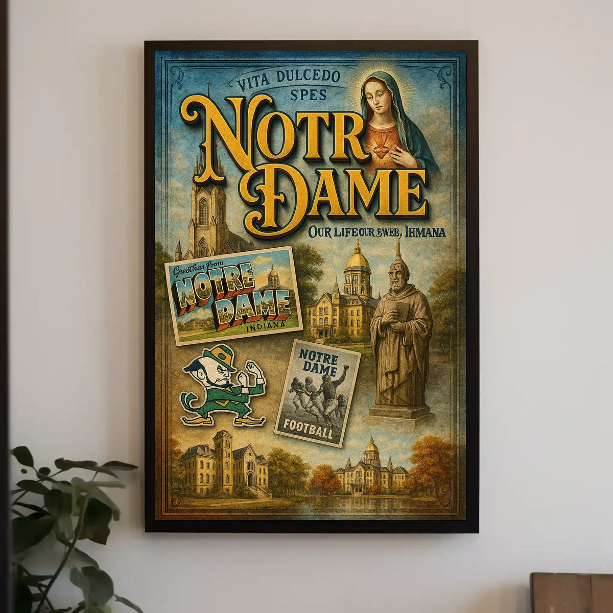 Notre Dame A Legacy Of Faith And Poster
