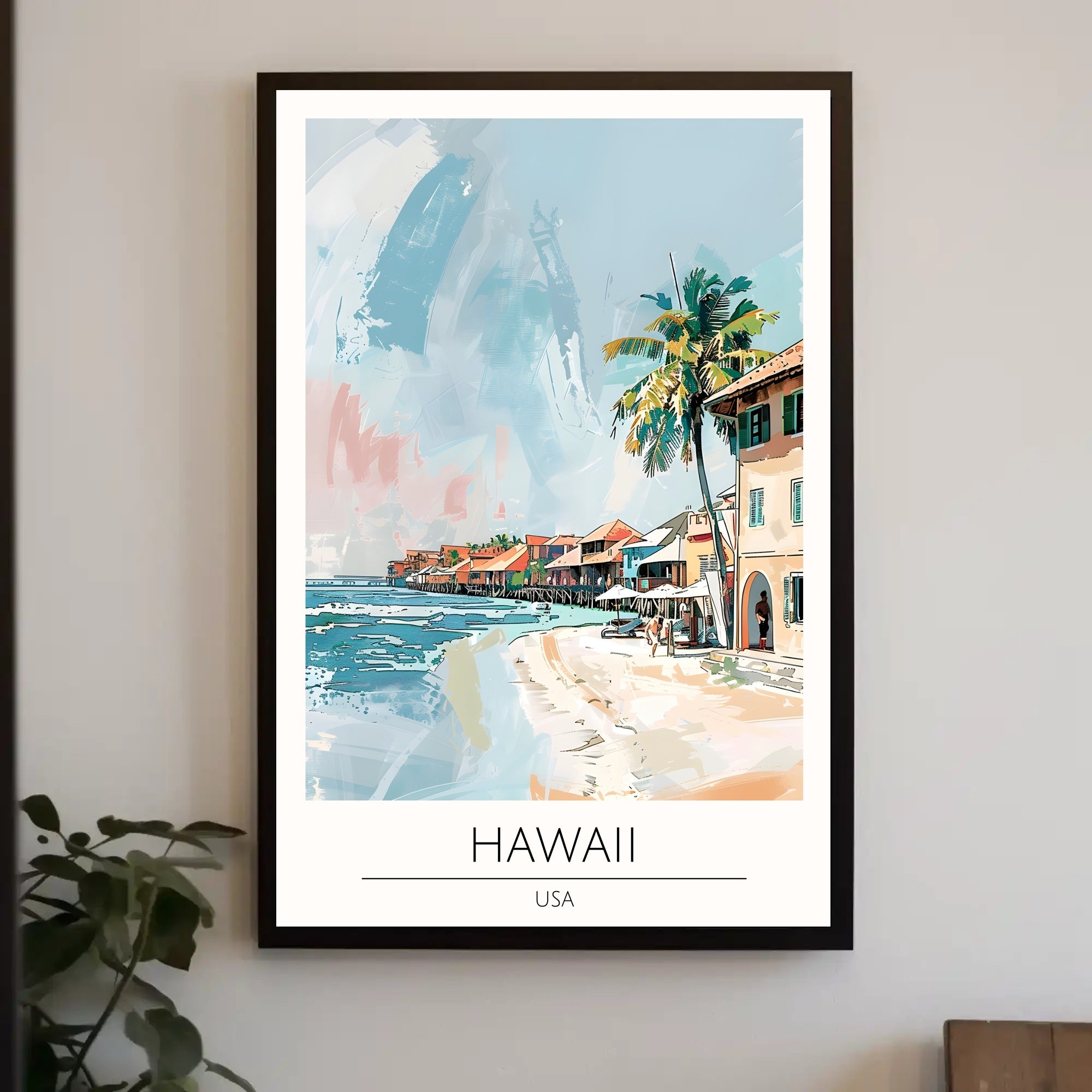 Tranquil Hawaiian Coastline Poster PosterGoat