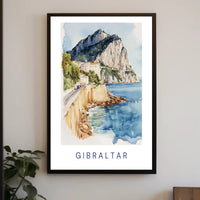 Scenic Gibraltar Poster PosterGoat