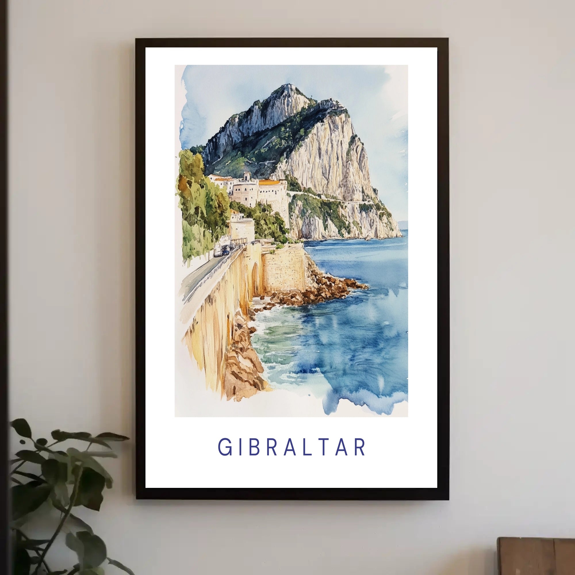 Scenic Gibraltar Poster PosterGoat