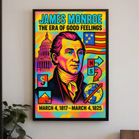 James Monroe The Era of Good Feelings Poster PosterGoat