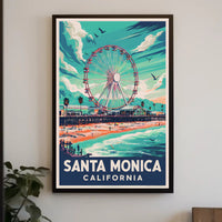 Santa Monica Beachfront Poster