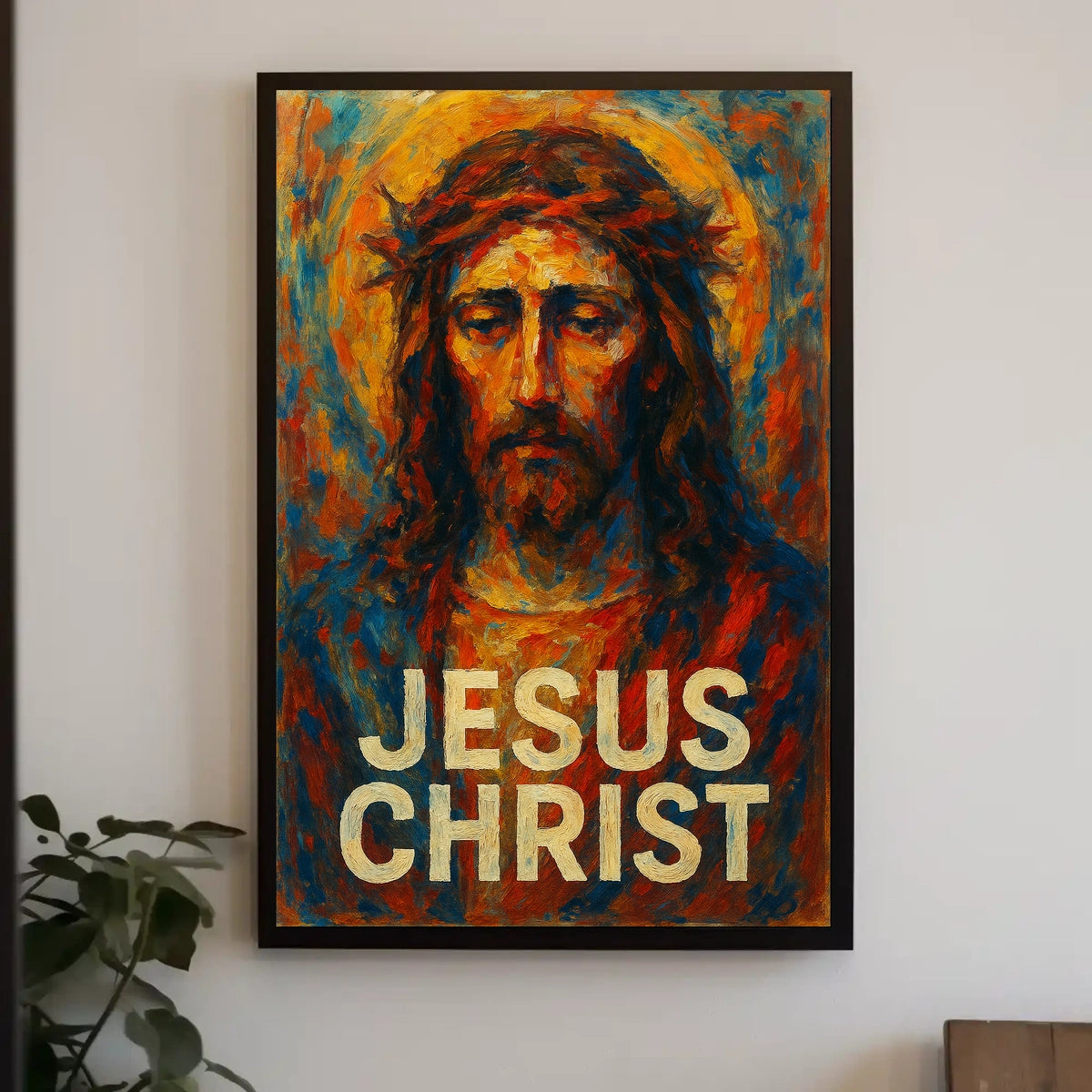 Jesus Christ Iconic Portrait Poster