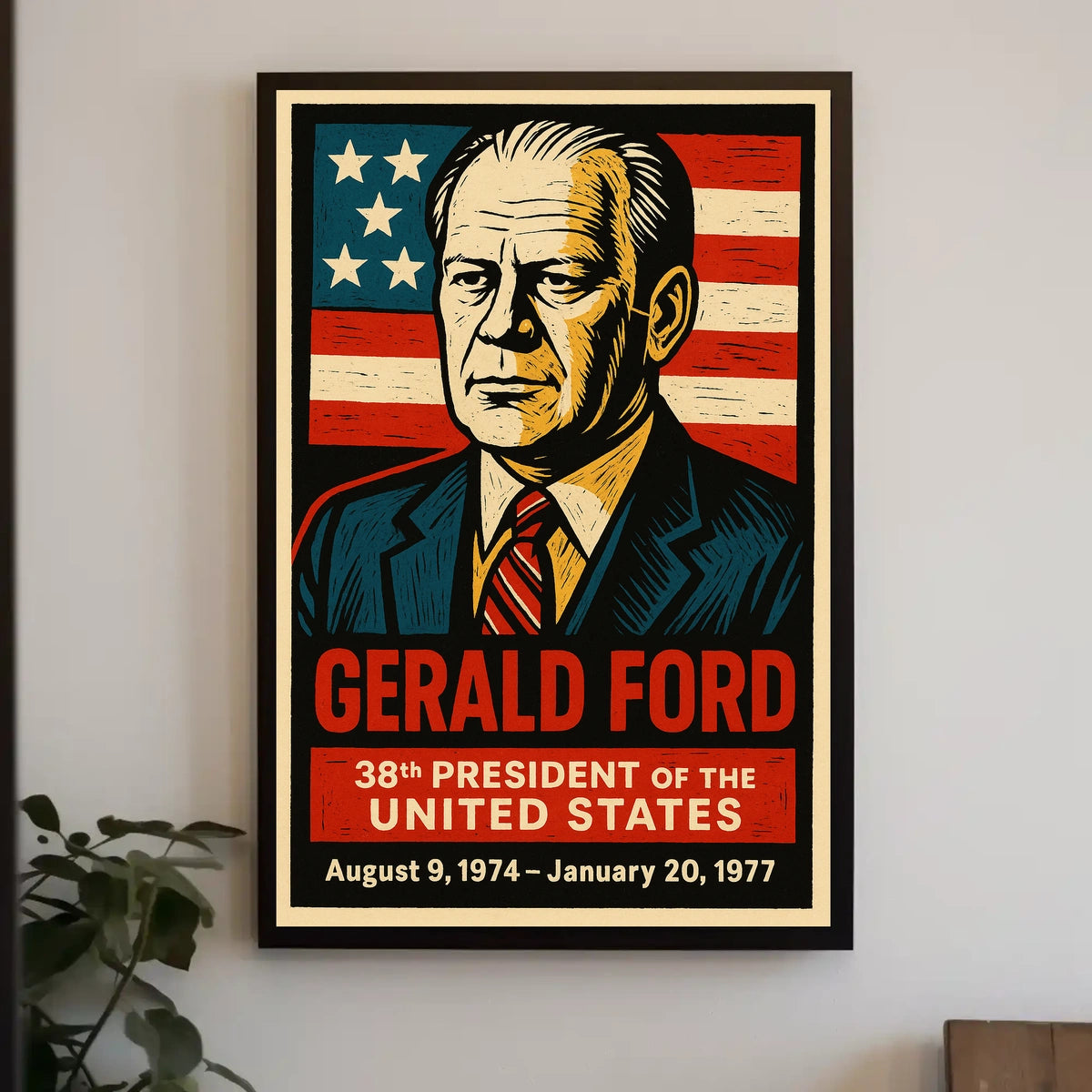Gerald Ford 38th President Poster