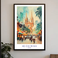 Ho Chi Minh City Vibrance Poster PosterGoat
