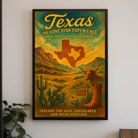 Texas The Lone Star Experience Poster