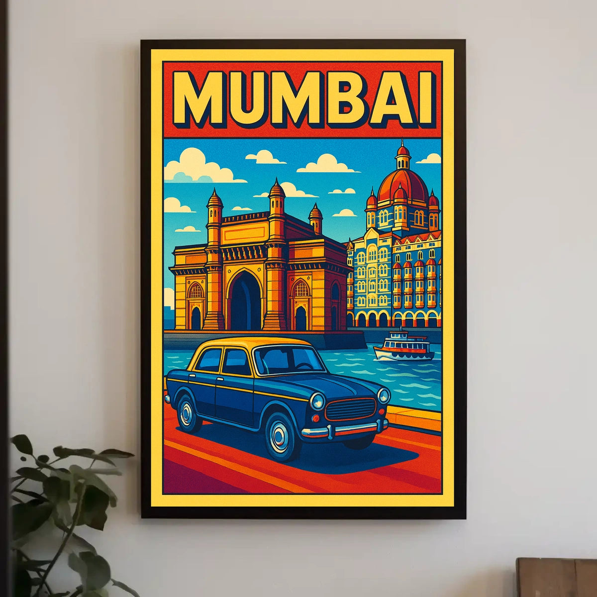 Mumbai A Vibrant Cityscape Poster