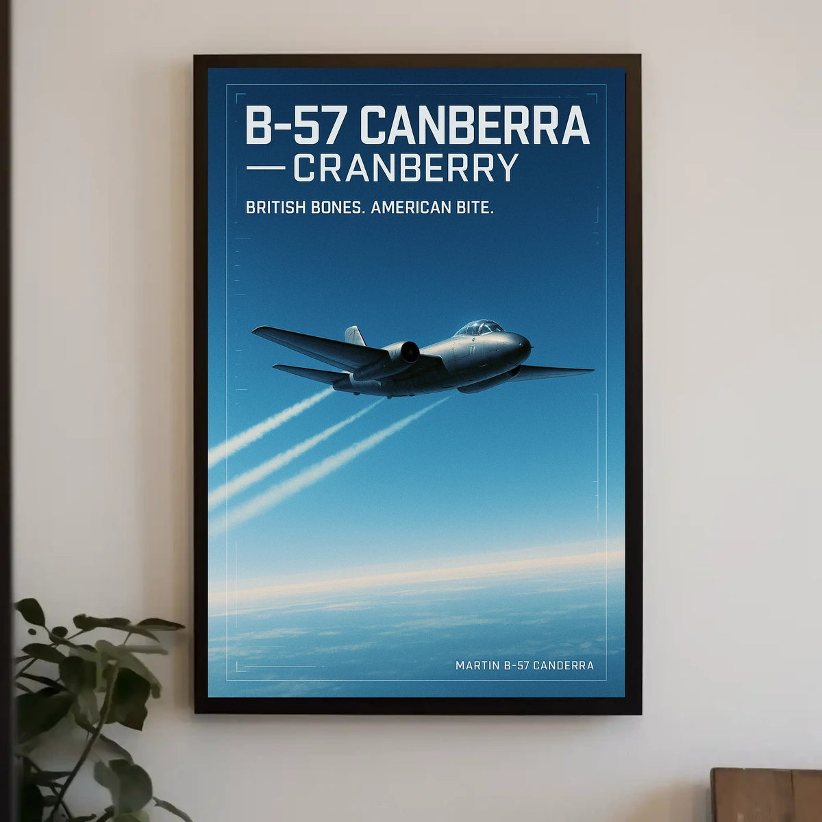 B-57 Canberra Cranberry Poster