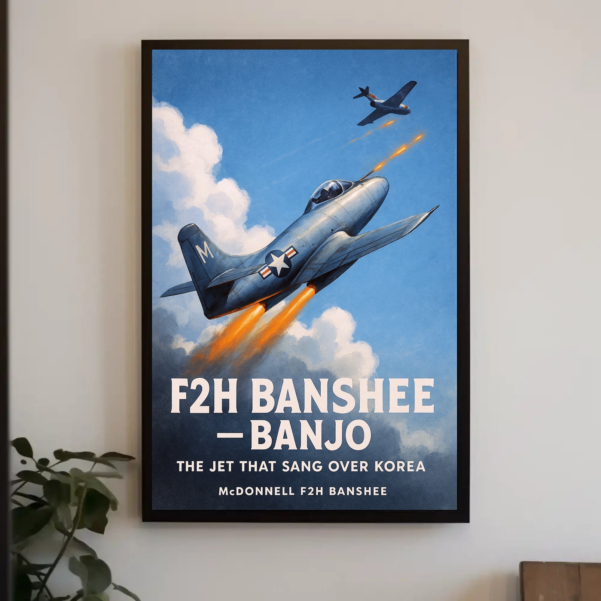 The Jet That Sang Over Korea Poster PosterGoat