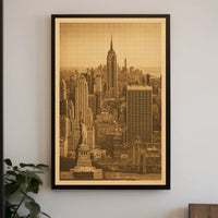 Timeless New York Vintage Poster For Home Decor Lovers