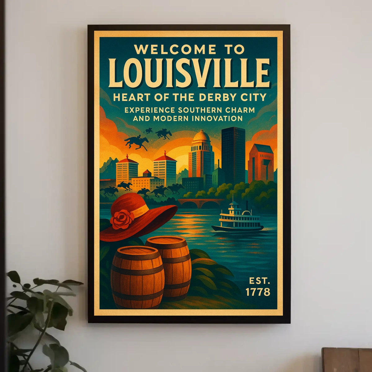Welcome to Louisville Poster