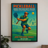 Pickleball Passion Poster