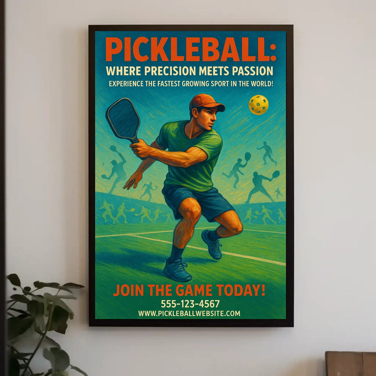 Pickleball Passion Poster