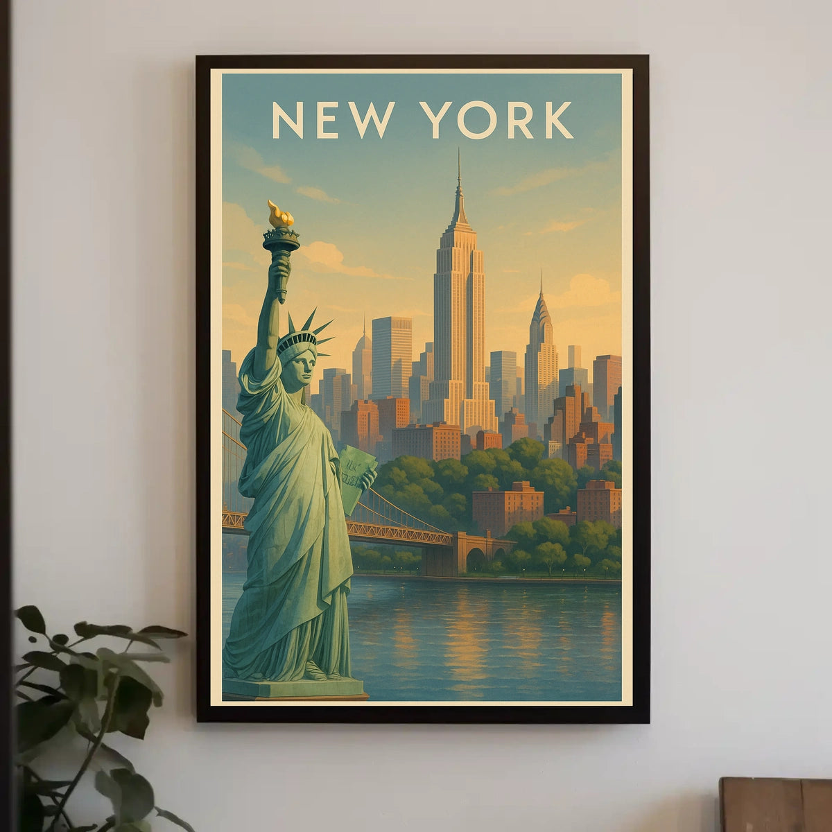 Iconic New York Vintage Poster For Home Decor Lovers