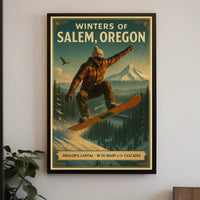 Winters of Salem, Oregon Poster