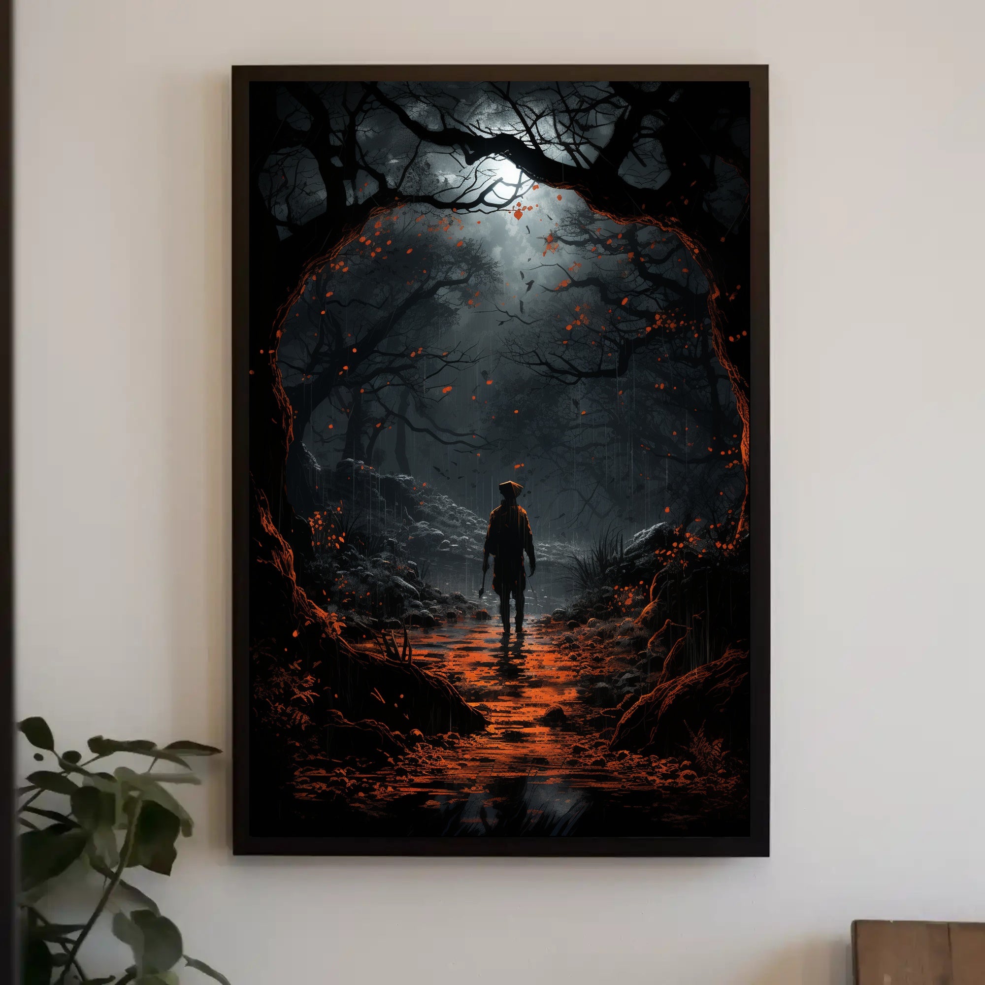 Mystical Forest Wanderer Poster
