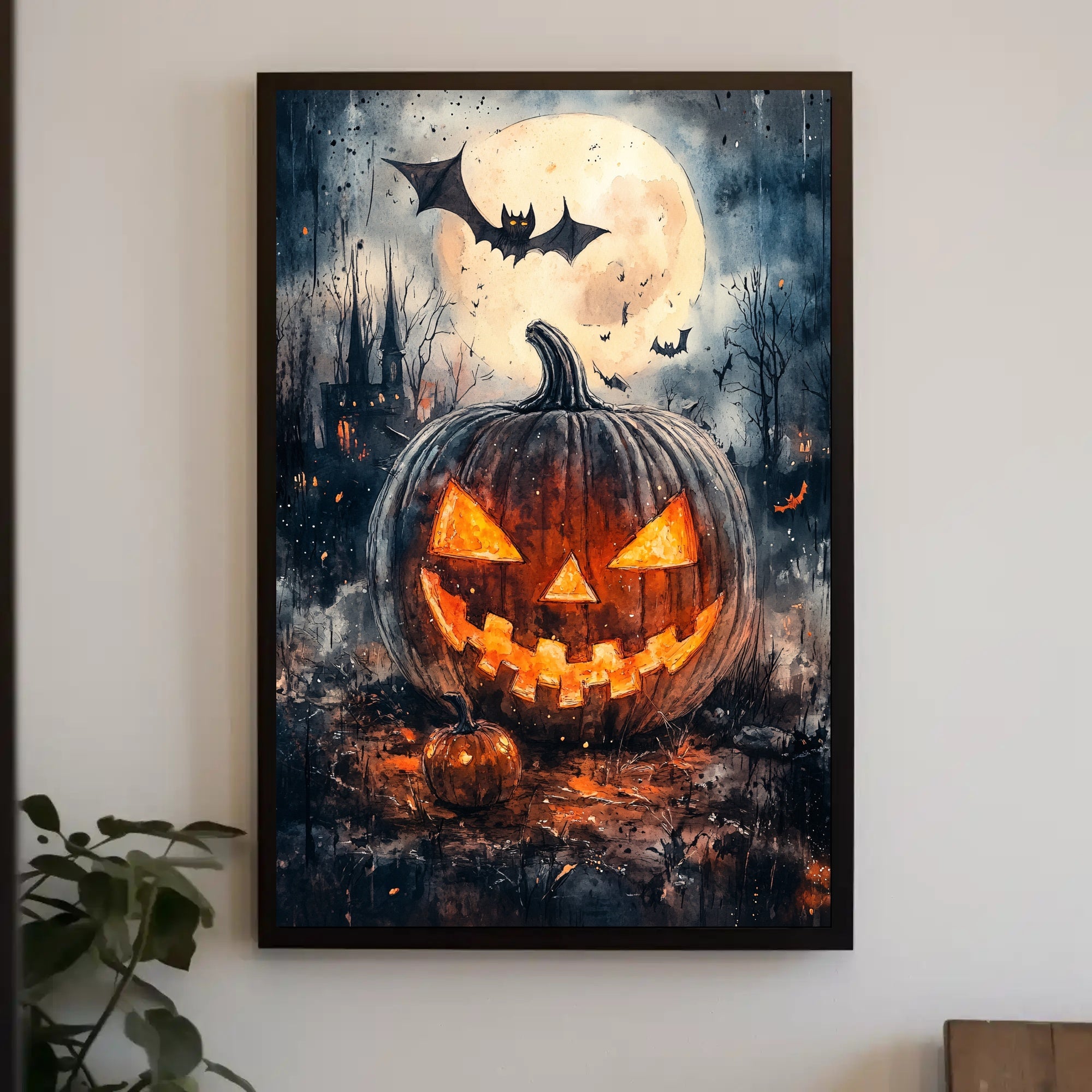Haunted Halloween Night Poster