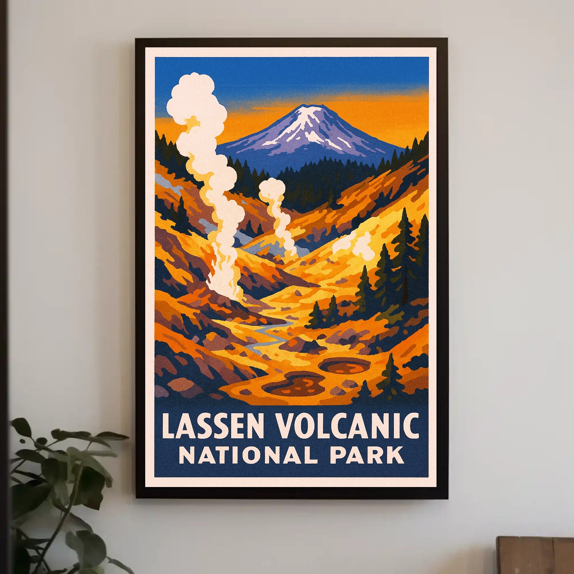 Lassen Volcanic National Park Poster PosterGoat