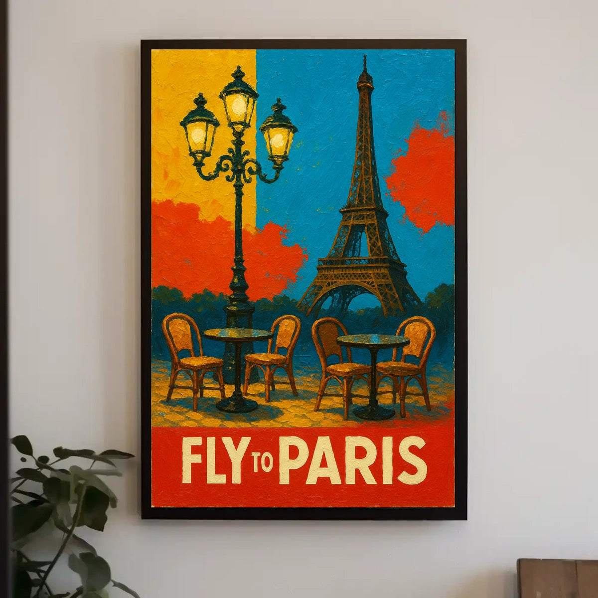 Fly To Paris Poster