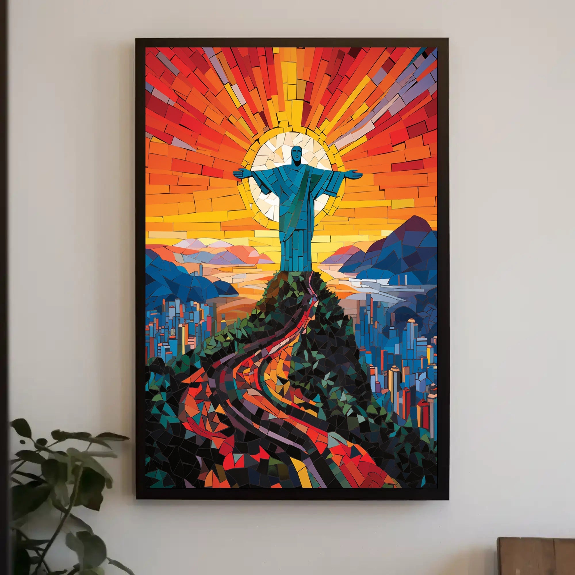 Radiant Christ The Redeemer Poster