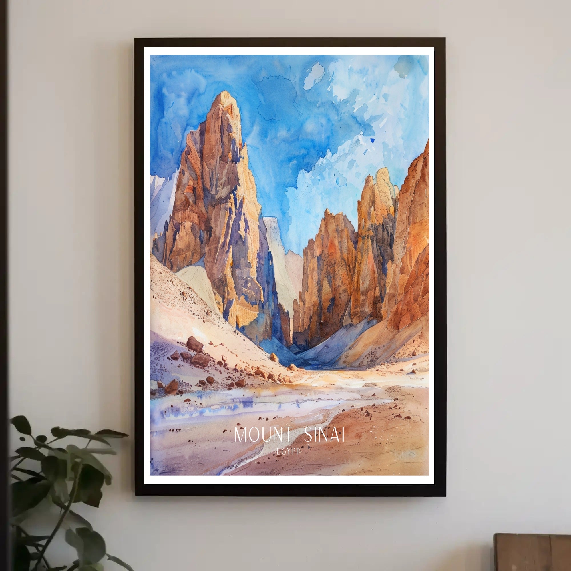 Mount Sinai Landscape Poster PosterGoat