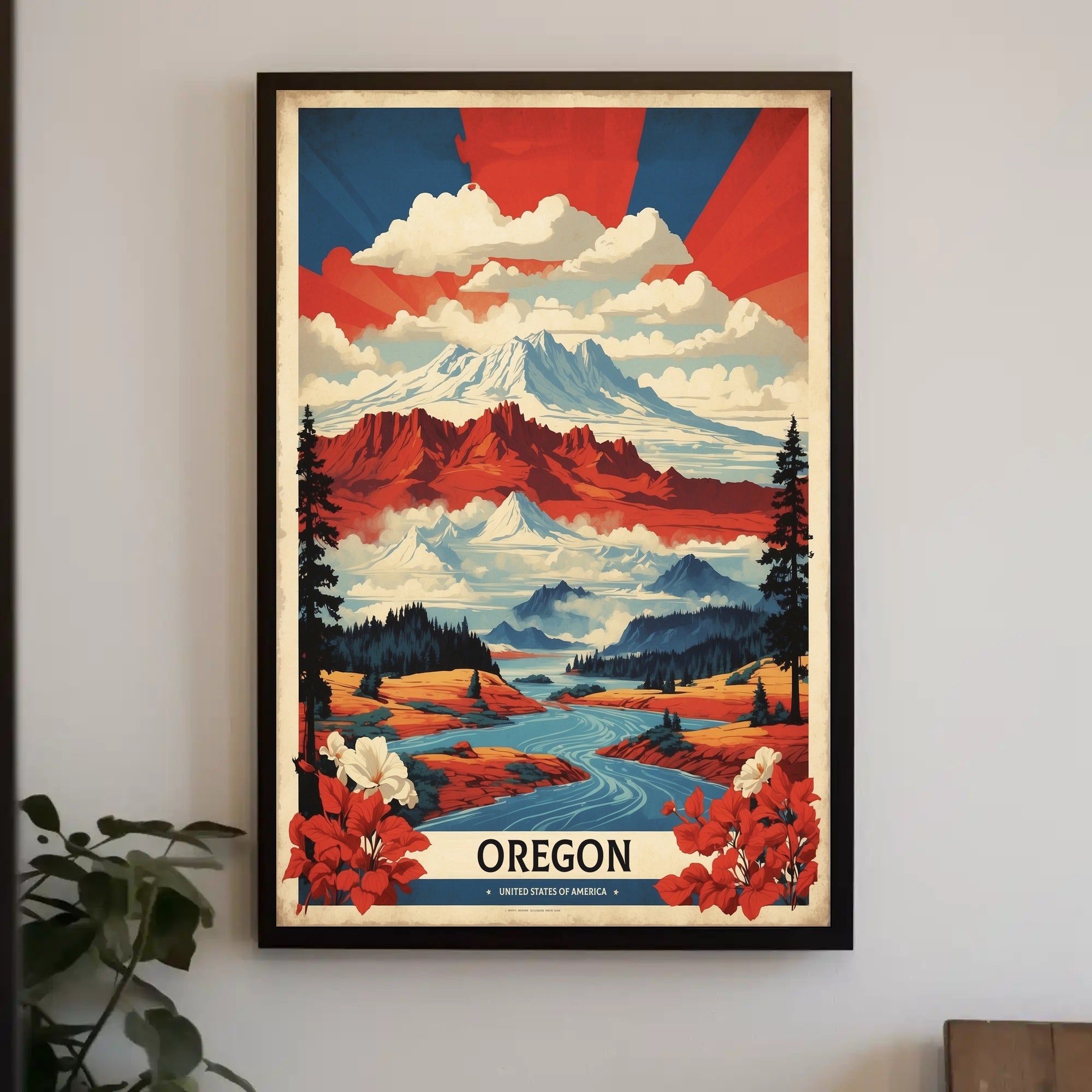 Oregon's Scenic Beauty National Park Poster