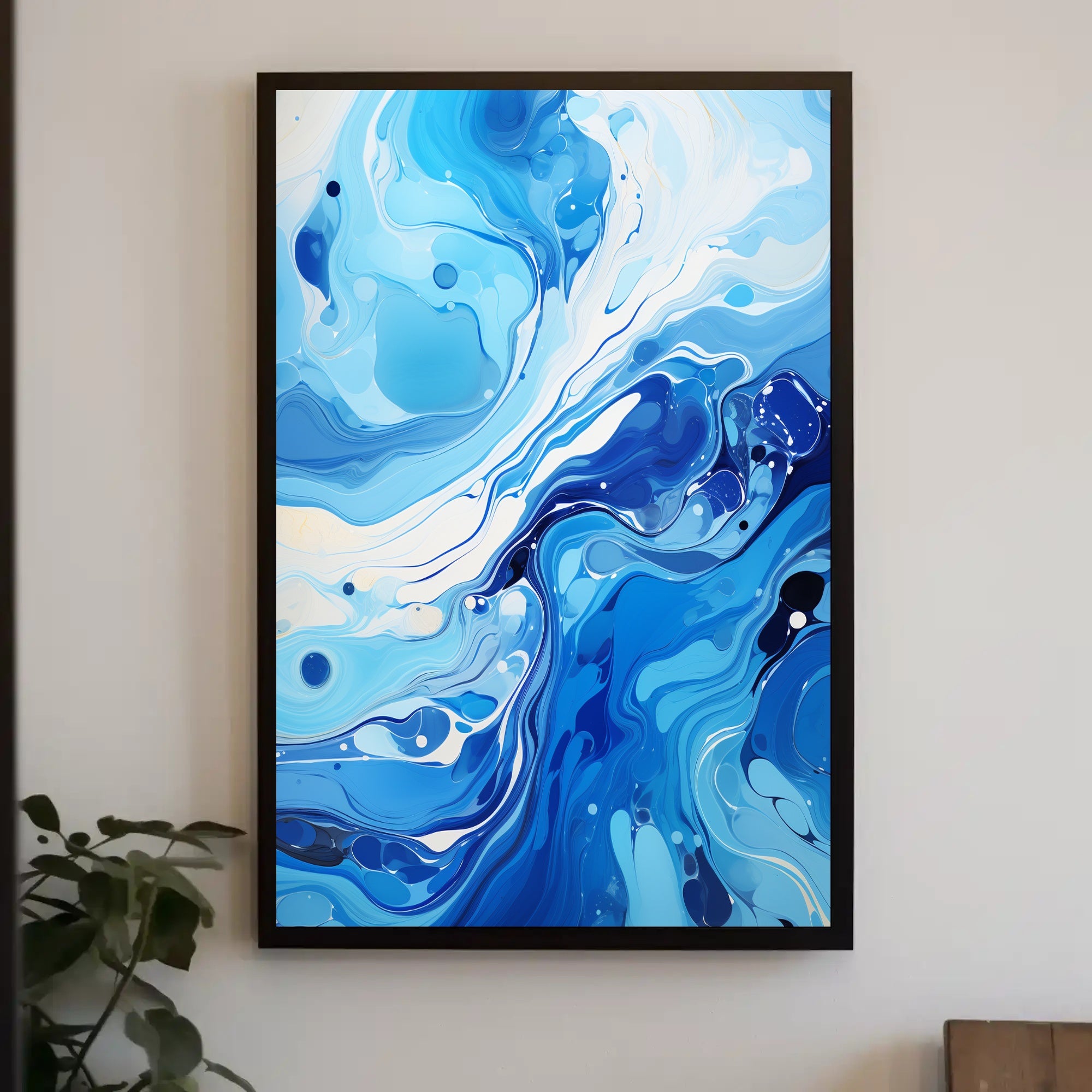 Oceanic Whirl Poster