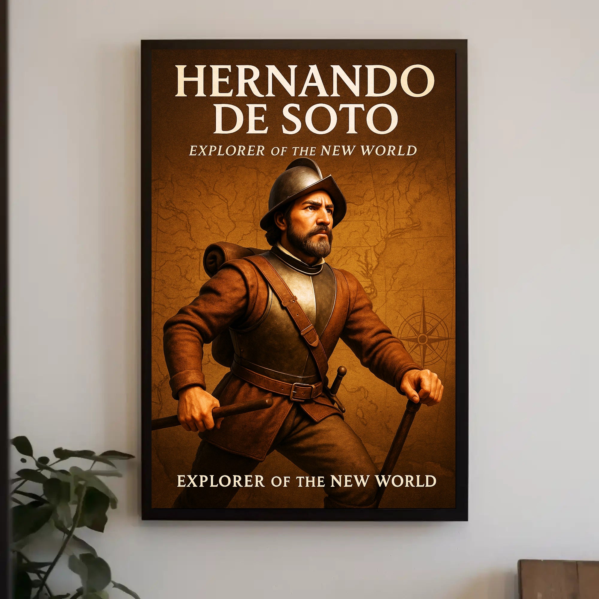 Hernando de Soto Explorer of the New World Poster PosterGoat