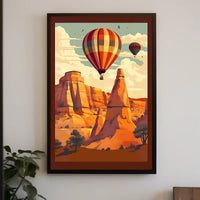 Scenic Balloon Journey Poster