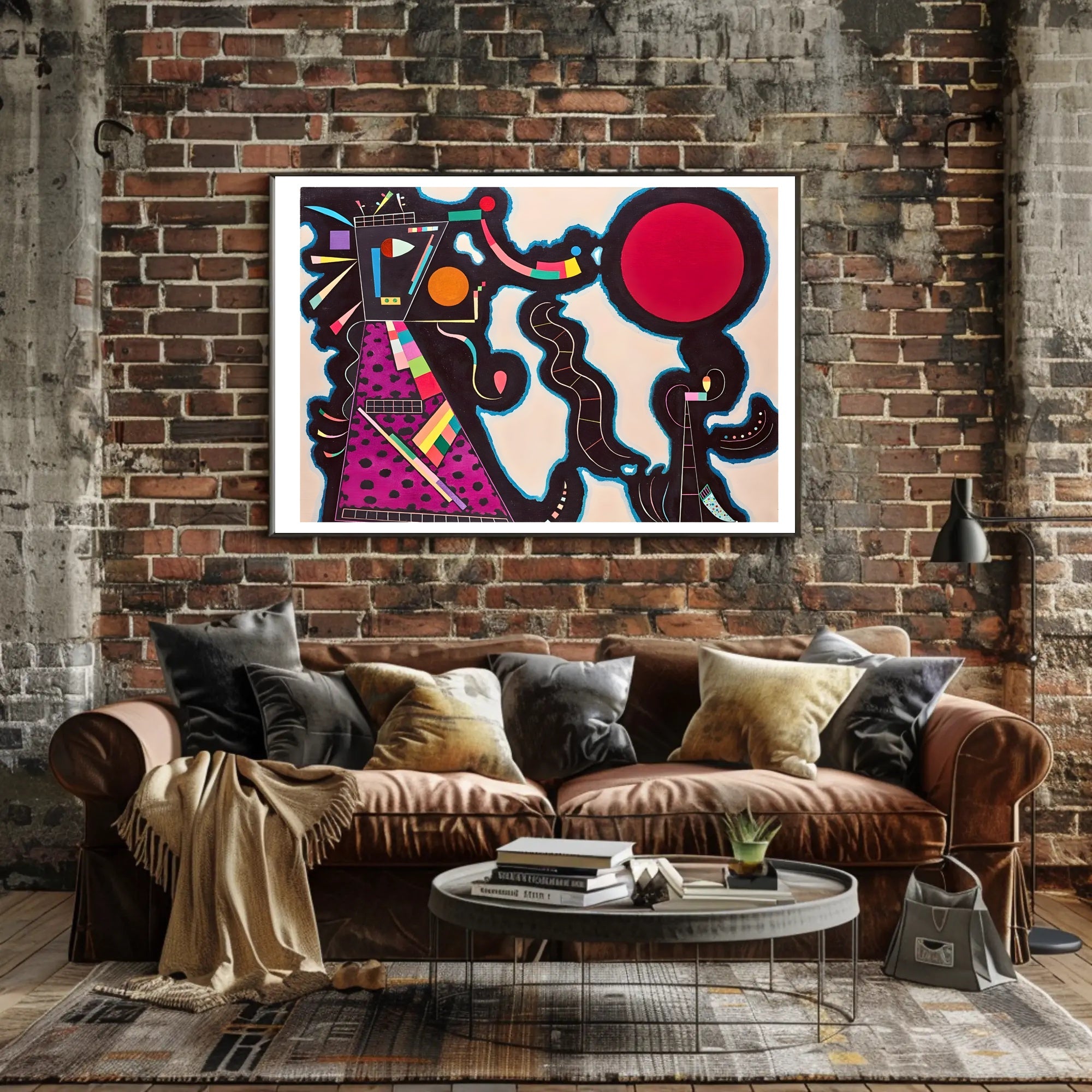 Abstract Geometric Symphony Poster