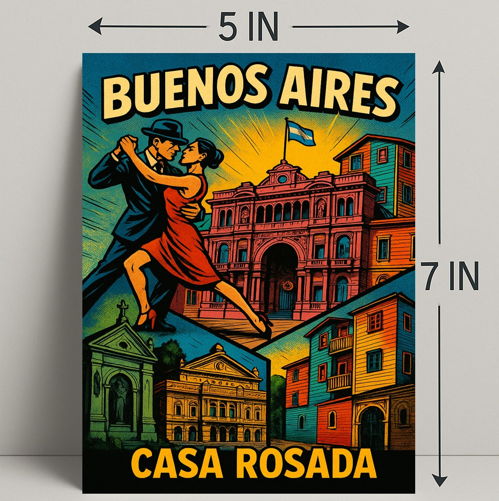Buenos Aires Casa Rosada Wall Art Print PosterGoat