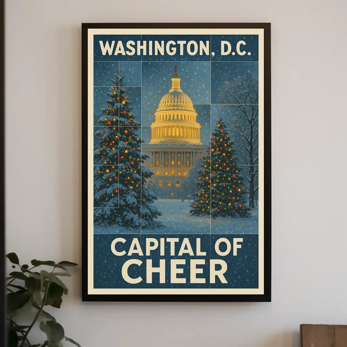 Washington, D.C. Capital Of Cheer Poster