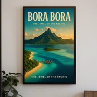 Bora Bora Paradise Getaway Travel Poster PosterGoat