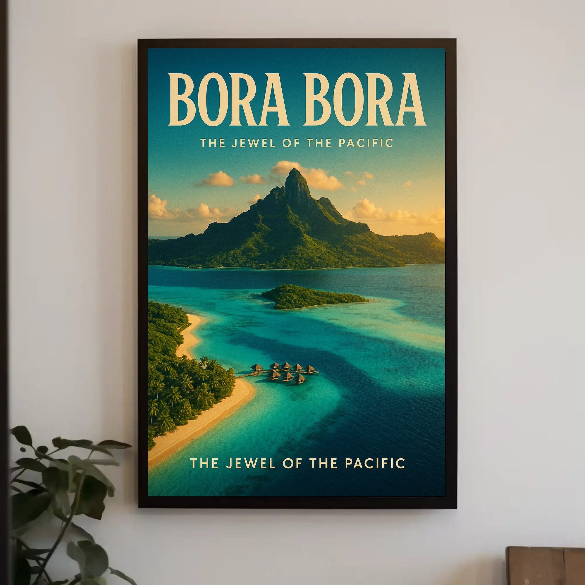Bora Bora Paradise Getaway Travel Poster PosterGoat