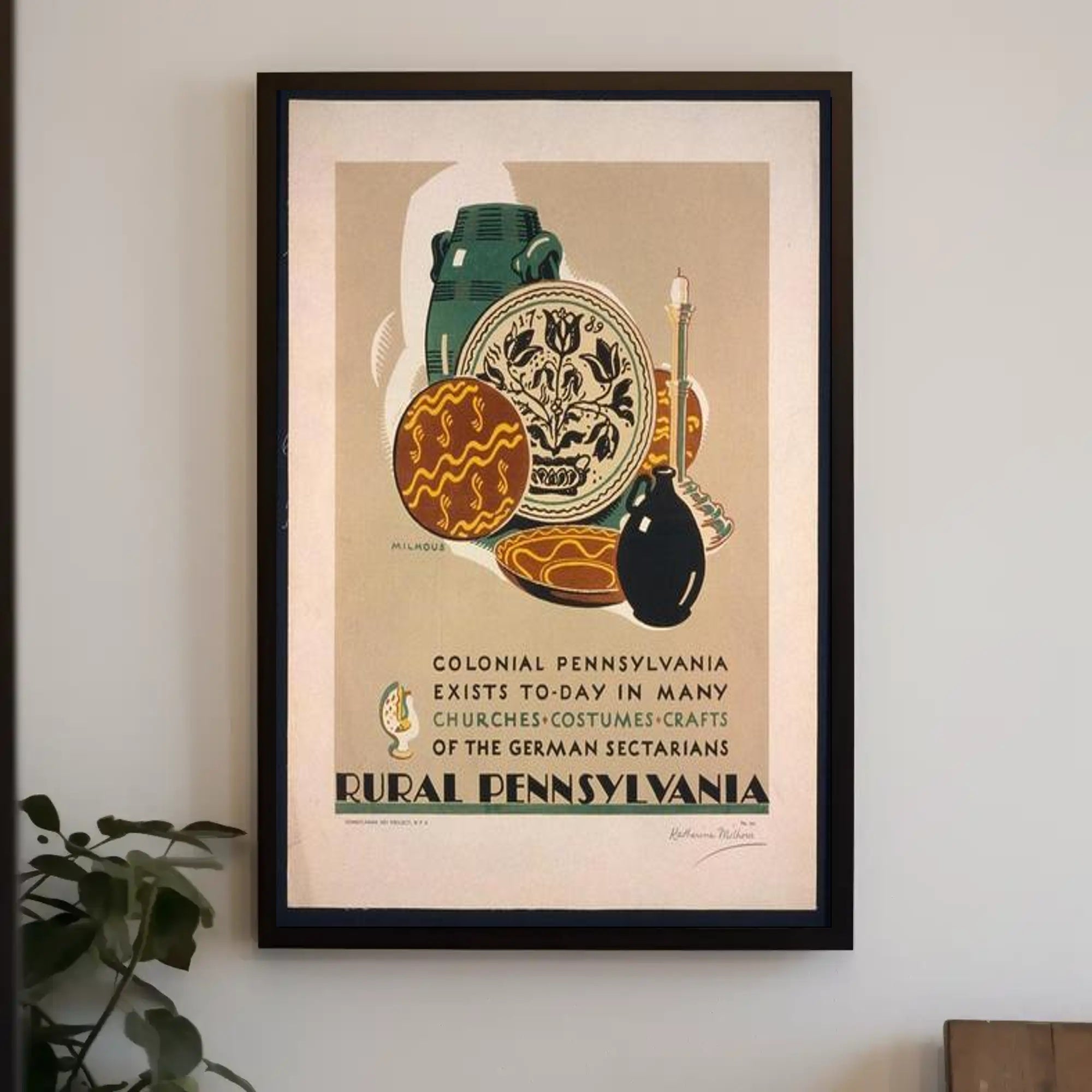 Colonial Pennsylvania Heritage Poster PosterGoat