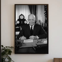 Presidential Portrait in the Oval Office – Dwight D. Eisenhower Poster