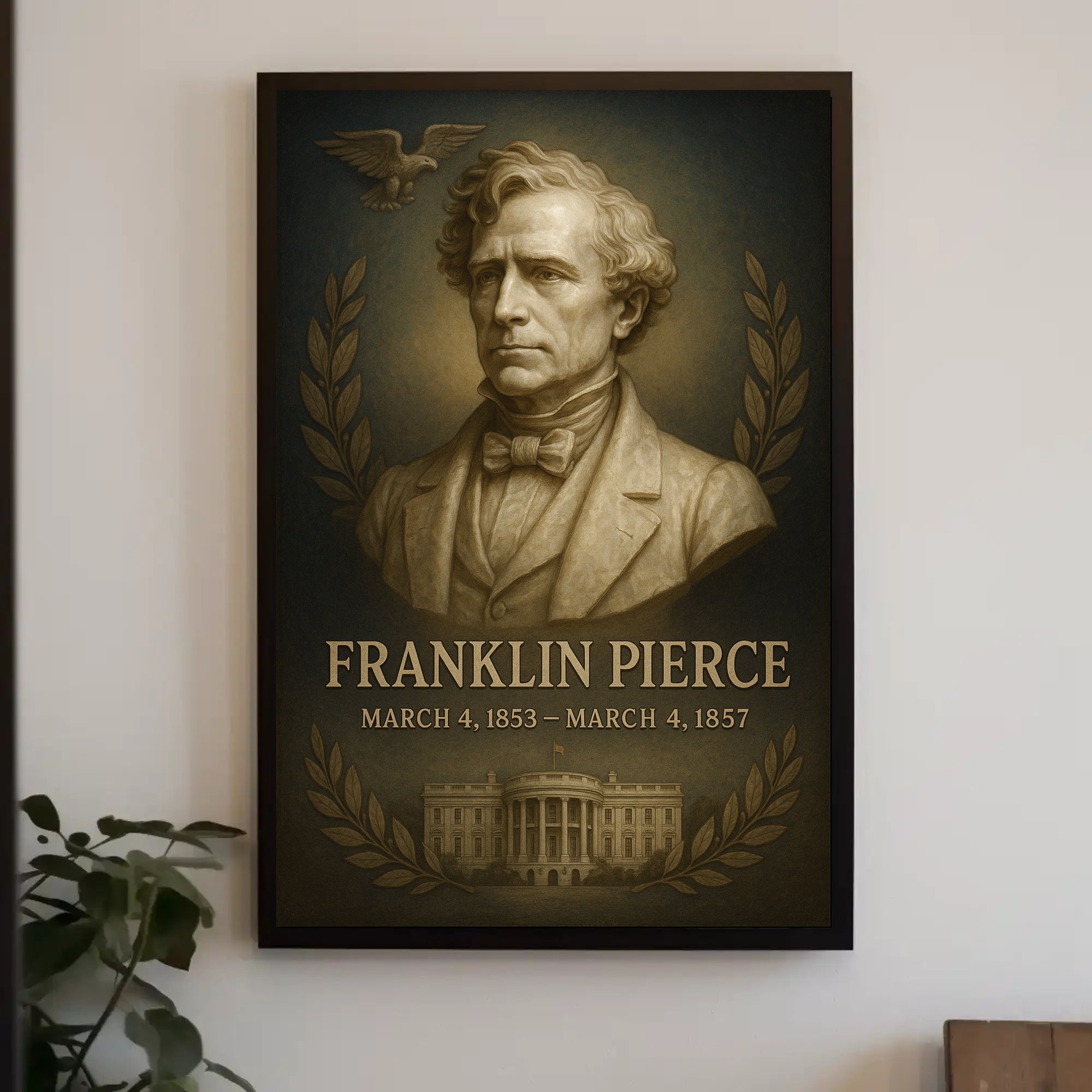 Franklin Pierce Poster PosterGoat