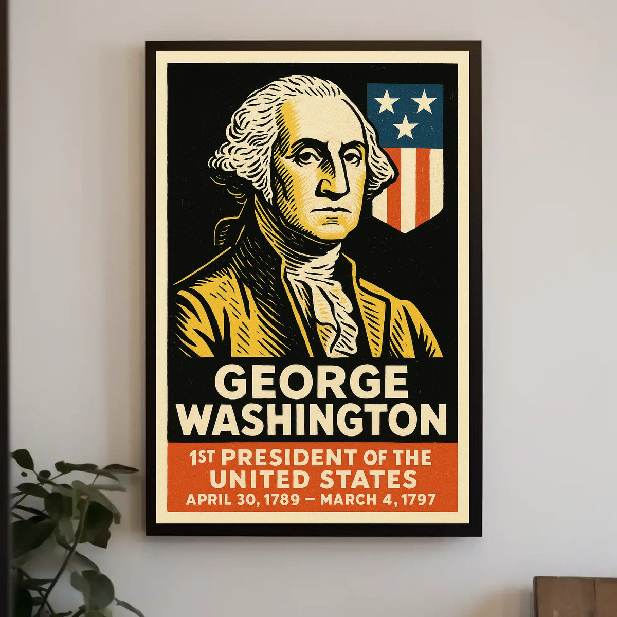 George Washington 1St President Poster