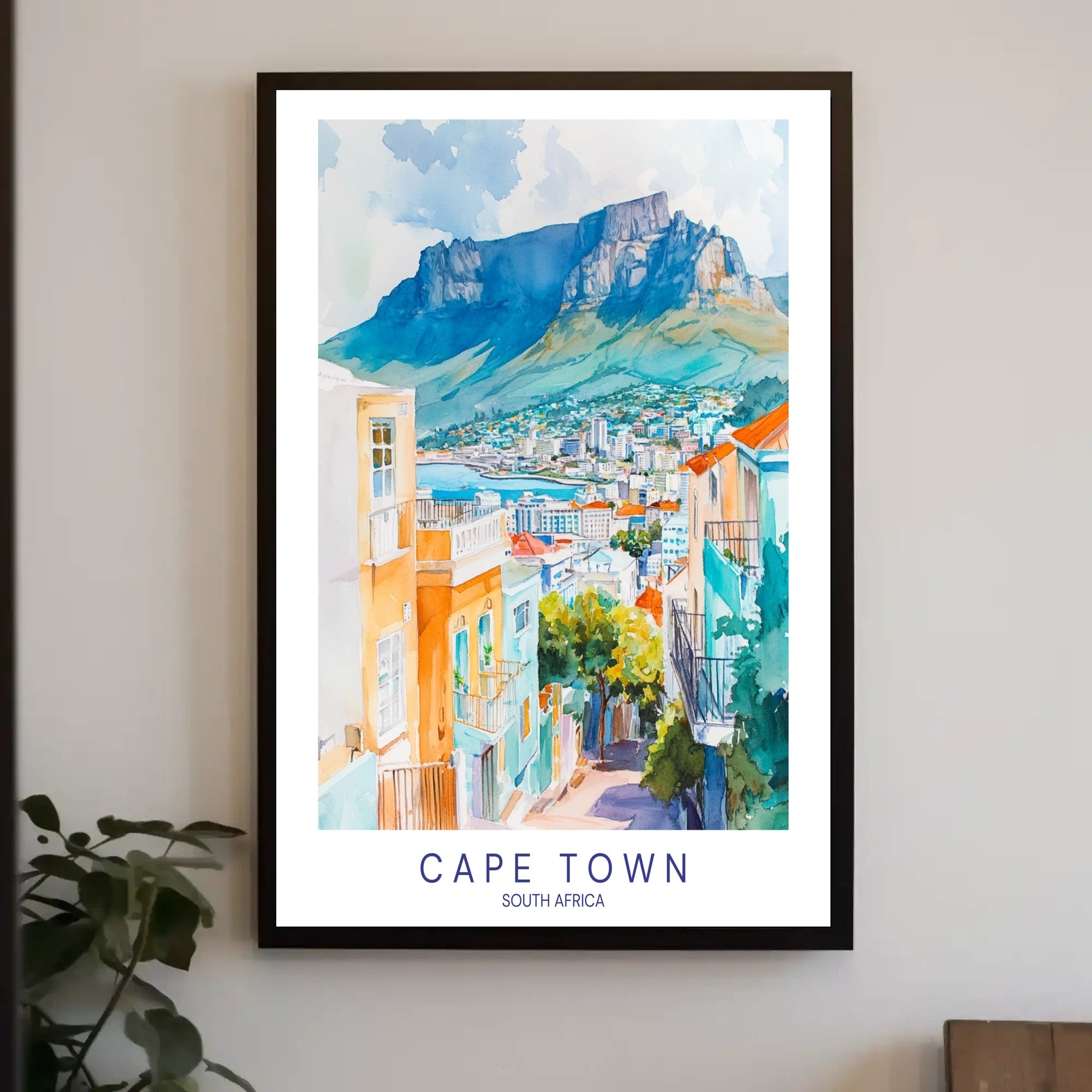Scenic View of Cape Town Poster PosterGoat