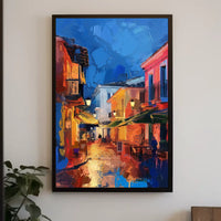 Vintage Parisian Landmarks Art Deco Poster